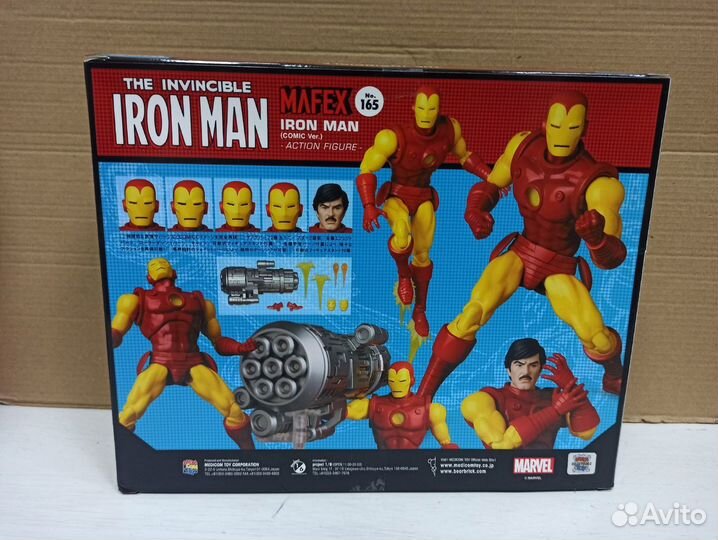 Фигурка Medicom Toy Marvel mafex No.165 Iron Man