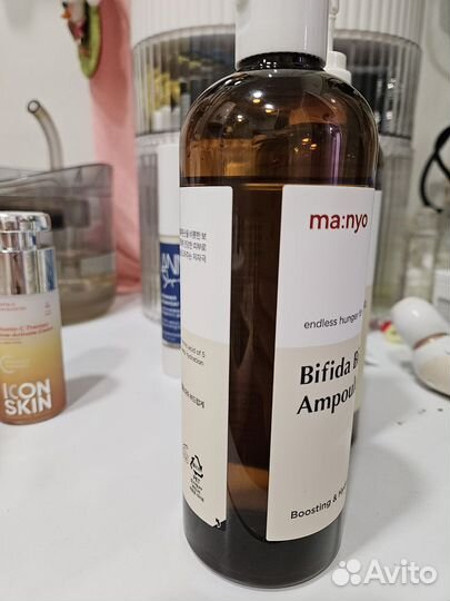 Manyo bifida biom ampoule toner тонер + гель