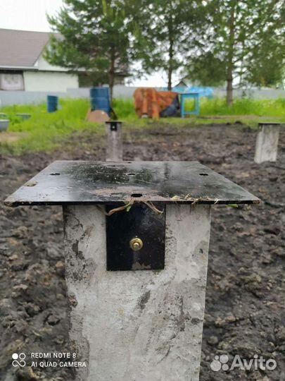 Фундамент дома 6*9 на жб сваях