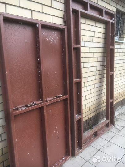 Ворота гаражные металлические бу