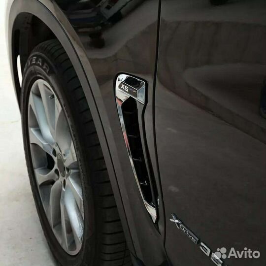 Жабры на боковые крылья BMW X5 F15 X5M F85