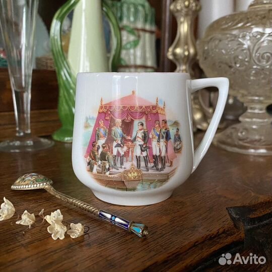 Чашка Александр 1 и Наполеон