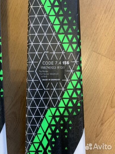 Горные лыжи Volkl Code/Deacon 156см, Германия