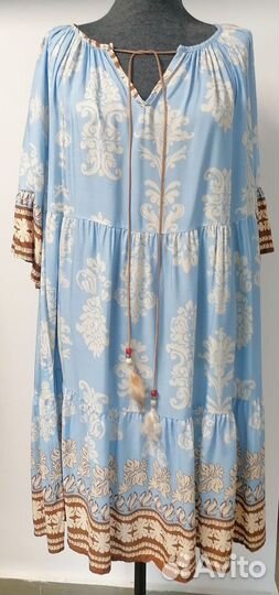 Платье бохо шик вискоза Италия