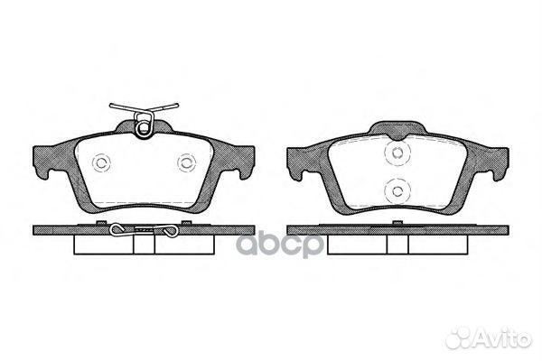 842 30 bpyk2648ZA9C колодки дисковые з Mazda