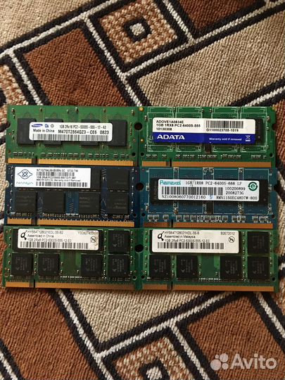 Оперативная память ddr2 для ноутбука