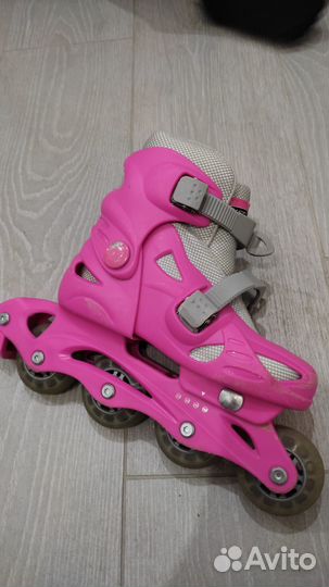 Ролики + экипировка (для девочки)