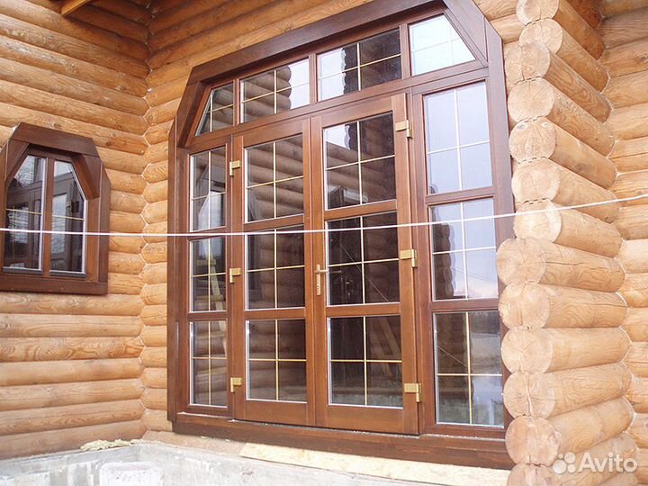 Окно ламинированное
