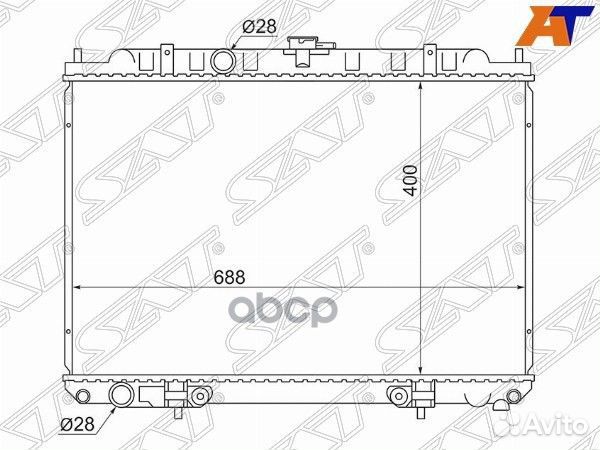 Радиатор Nissan Avenir 98-05 / Expert 99-06 / T