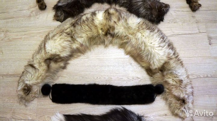 Воротник меховой натуральный