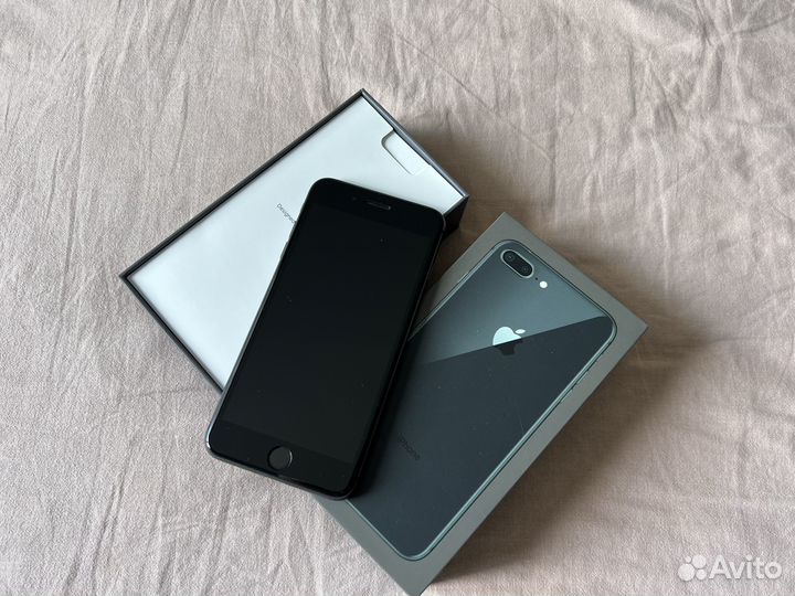 iPhone 8 Plus 64gb Space Gray / Коробка / Чек