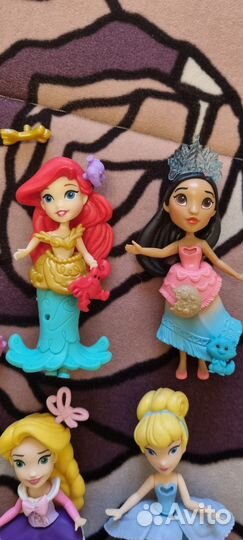 Фигурки принцессы Дисней hasbro пакетом