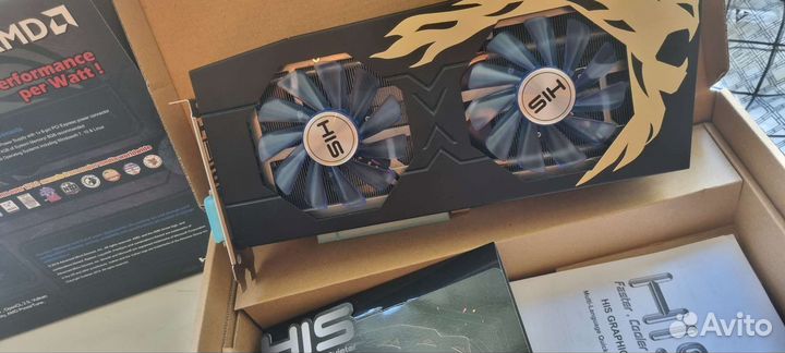 Видеокарта His Rx480 8gb