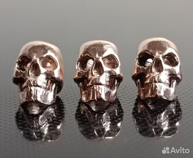 Золотые черепа 375пробы