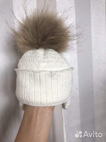 Шапка на новорожденного утепленная
