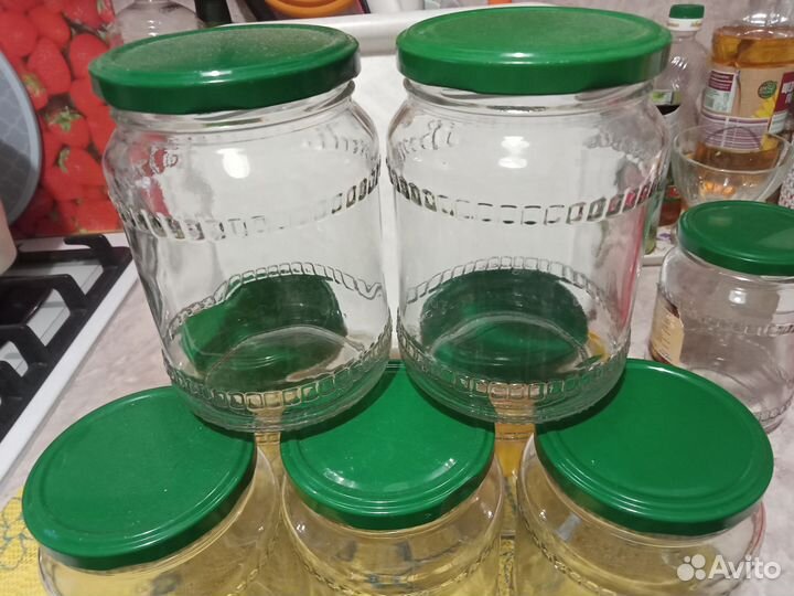 Банка 0.8 с крышкой
