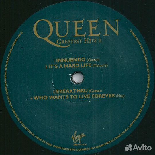 Queen Greatest Hits II (2Винил)