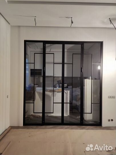 Межкомнатные перегородки из стекла