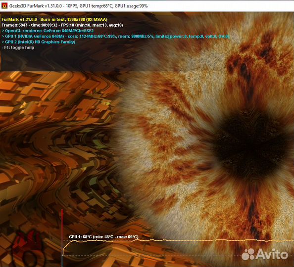 Ноутбук asus на Core i7-4210U/ 840M/ 8gb/ssd