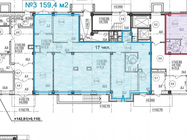 Сдам помещение свободного назначения, 159.4 м²