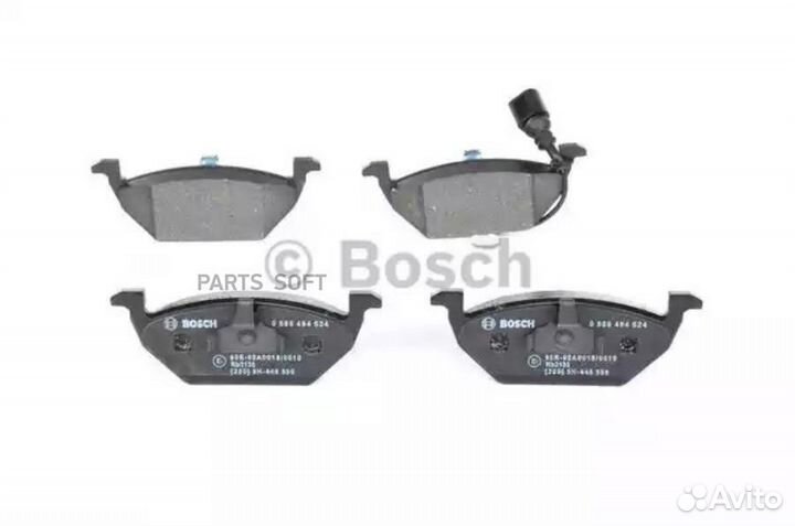 Bosch 0986494524 Колодки торм.пер./дат