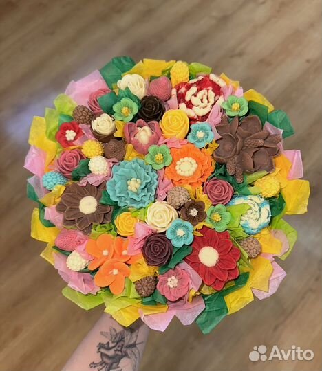 Шоколадные букеты,зефир на заказ