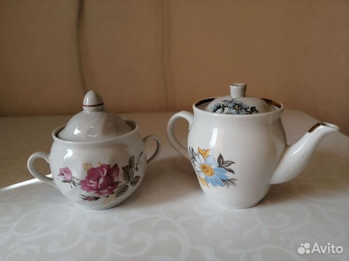 Сервизы столовые дулево, Корея, чайная посуда