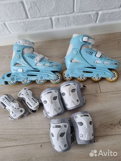 Роликовые коньки детские раздвижные