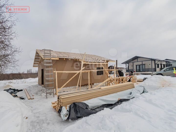 Дом 60 м² на участке 8 сот.