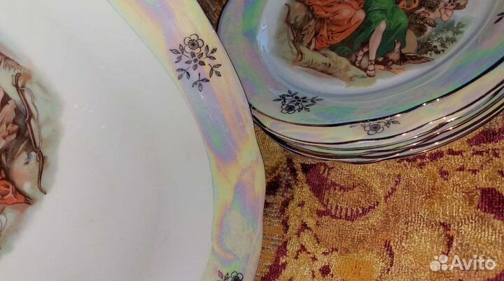 Сервиз столовой посуды, фарфор, гдр (