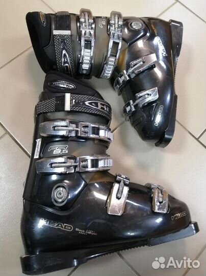 Горнолыжные лыжи и ботинки 42