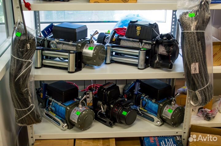 Лебедка на эвакуатор Electric Winch 20000lbs 12V