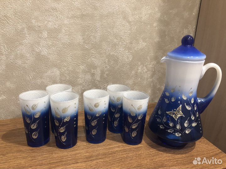 Набор посуды,кувшин,стаканы