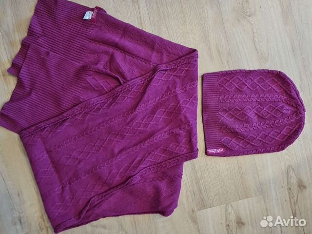 Женский шарф+шапка