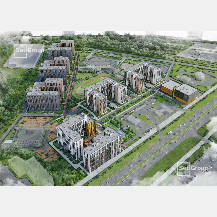 2-к. квартира, 69,5 м², 1/12 эт.