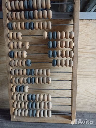 Счеты деревянные бухгалтерские СССР