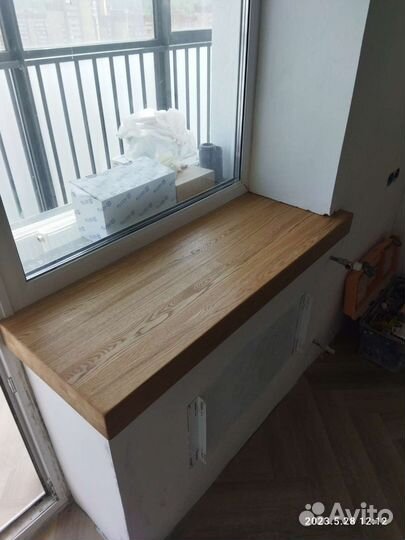 Подоконник деревянный