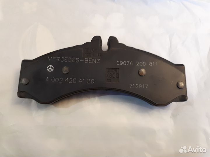 Колодки тормозные Мерседес Спринтер, WV