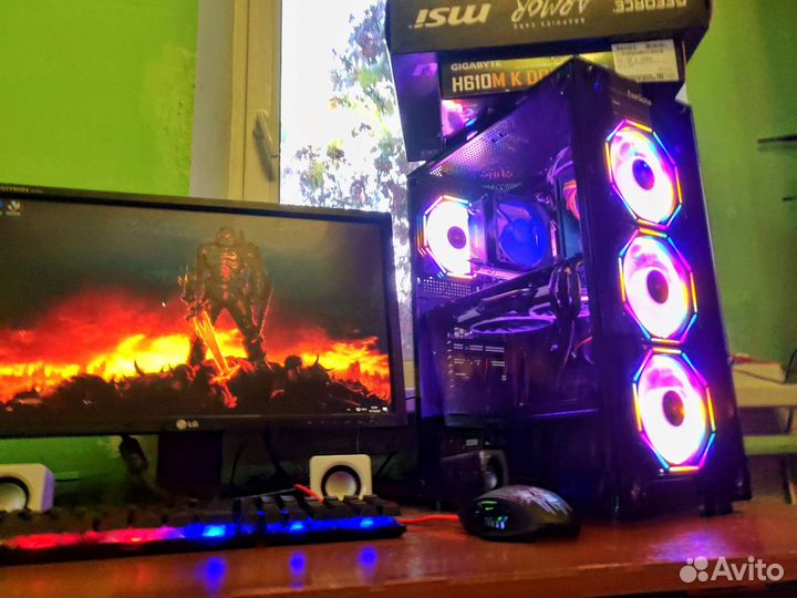 Новый Игровой пк Intel i3 12100f/Gtx 1080ti/Ddr4