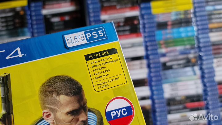PS4 \ PS5. Cyberpunk 2077. Новый диск, RU обложка