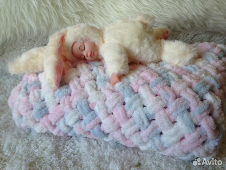 Детский плед/на рождение/подарок