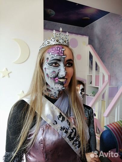 Проф аквагрим на Хэллоуин