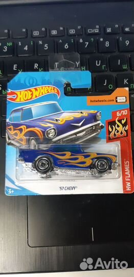 Модель Hot Wheels '57 Chevy. HW Flames. -2019