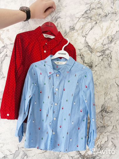Рубашки h&m 122