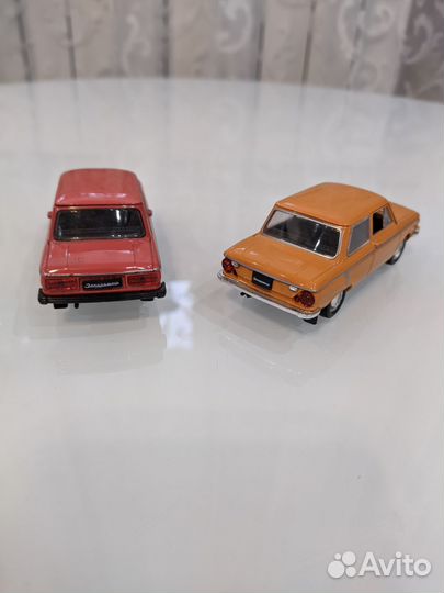 Модель автомобиля заз 968М в 43 масштабе