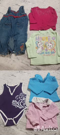 Вещи для девочки от 6 мес до 2 лет