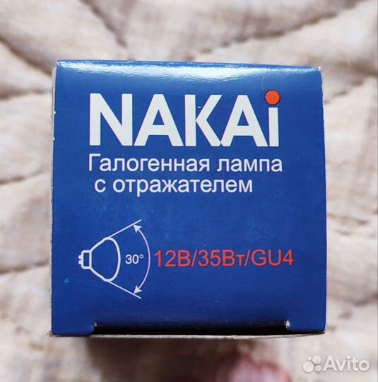 Лампы галагеновые nakai 35W/12V MR11 GU4 NE HL