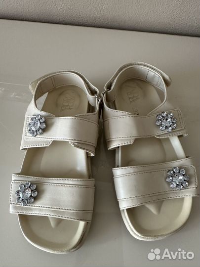 Босоножки для девочки 32 zara