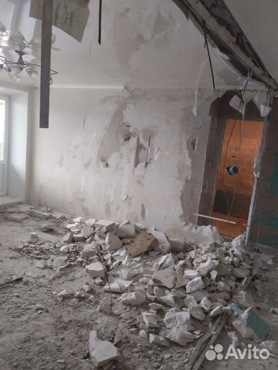 Демонтажные работы Снос стен перегородок полов