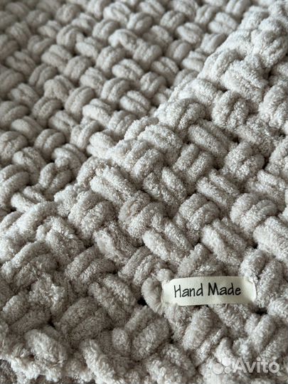 Плед детский вязаный ручная работа